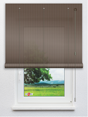 RAL 8028 THIN Fensteransicht