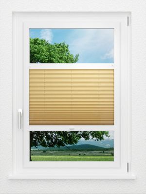 LYSEL HOME Plissee 225A Krepp Smart Frame Fensteransicht