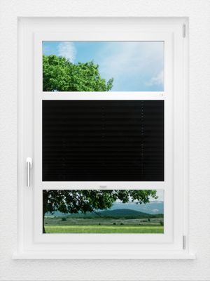 LYSEL HOME Plissee 138A Krepp Smart Frame Fensteransicht