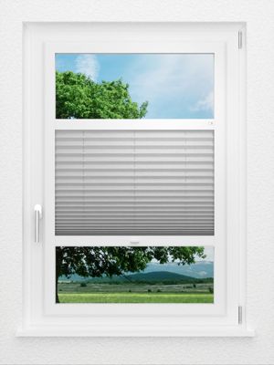 LYSEL HOME Plissee 239A Crush Pearl Smart Frame Fensteransicht