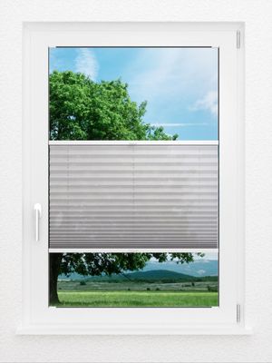 LYSEL HOME Plissee 135A Loso Fensteransicht