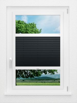 LYSEL HOME Plissee 123A Ampta Pearl Smart Frame Fensteransicht