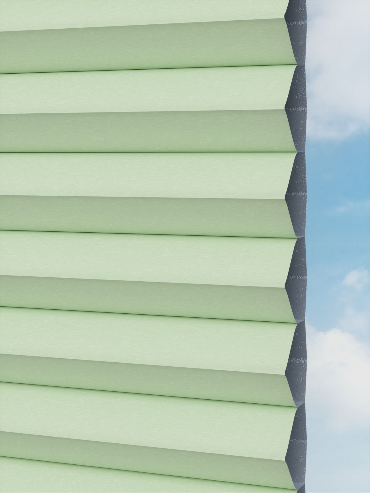 Stoff Plissee Ma&szlig;anfertigung Wabe Milton BO 35.98.12