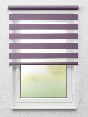 Doppelrollo Colorful light streak 15.100 Fensteransicht