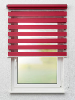 Doppelrollo Elegant streaks 03.320 Fensteransicht
