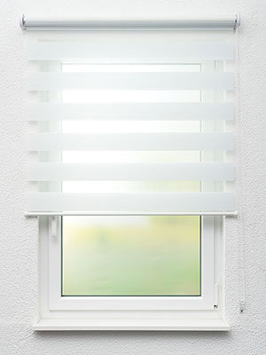 Doppelrollo Pastelle 26.702 Fensteransicht