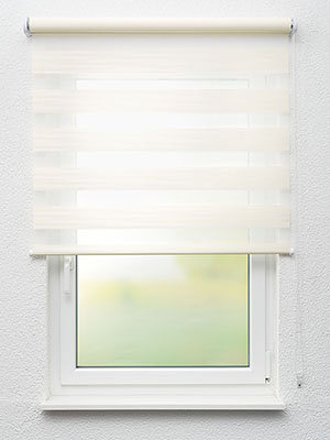 Doppelrollo Streaky 00.692 Fensteransicht