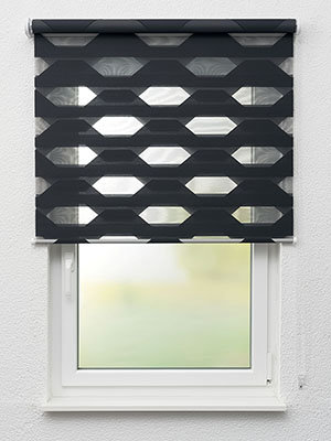 Doppelrollo Fansite 40.892 Fensteransicht