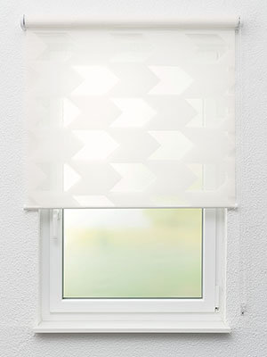 Doppelrollo Arrow pattern 12.992 Fensteransicht