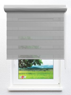 Stoff Rollo Ma&szlig;anfertigung Simply Doppelrollo Turill 65.63d