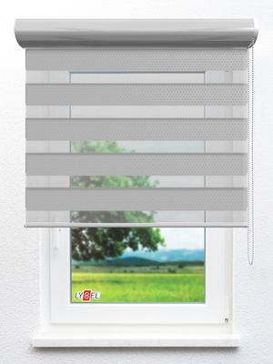 Stoff Rollo Ma&szlig;anfertigung Simply Doppelrollo Thora 85.63d