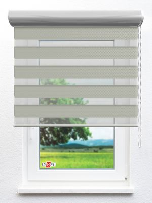 Stoff Rollo Ma&szlig;anfertigung Simply Doppelrollo Thora 96.63d