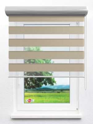 Simply Doppelrollo Marara 77.63d Fensteransicht
