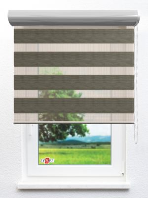 Stoff Rollo Ma&szlig;anfertigung Simply Doppelrollo Epsom 31.73d