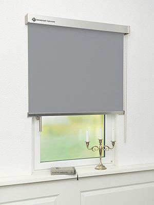 Verdunkelungsrollo Semplice Dark 86.02 Fensteransicht