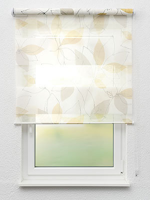 Doppelrollo Geometric 20.207 Fensteransicht