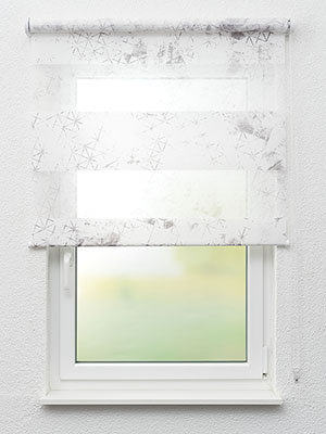 Stoff Rollo Ma&szlig;anfertigung Doppelrollo Geometric 02.207