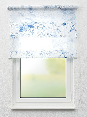 Stoff Rollo Ma&szlig;anfertigung Doppelrollo Geometric 22.207