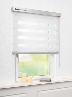 Stoff Rollo Ma&szlig;anfertigung Doppelrollo Doppio 37.01.2