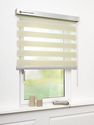 Stoff Rollo Ma&szlig;anfertigung Doppelrollo Doppio 37.07.2