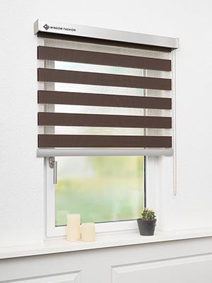 Stoff Rollo Ma&szlig;anfertigung Doppelrollo Doppio 37.08.2