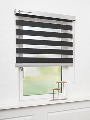 Doppelrollo Doppio 37.06.2 Fensteransicht