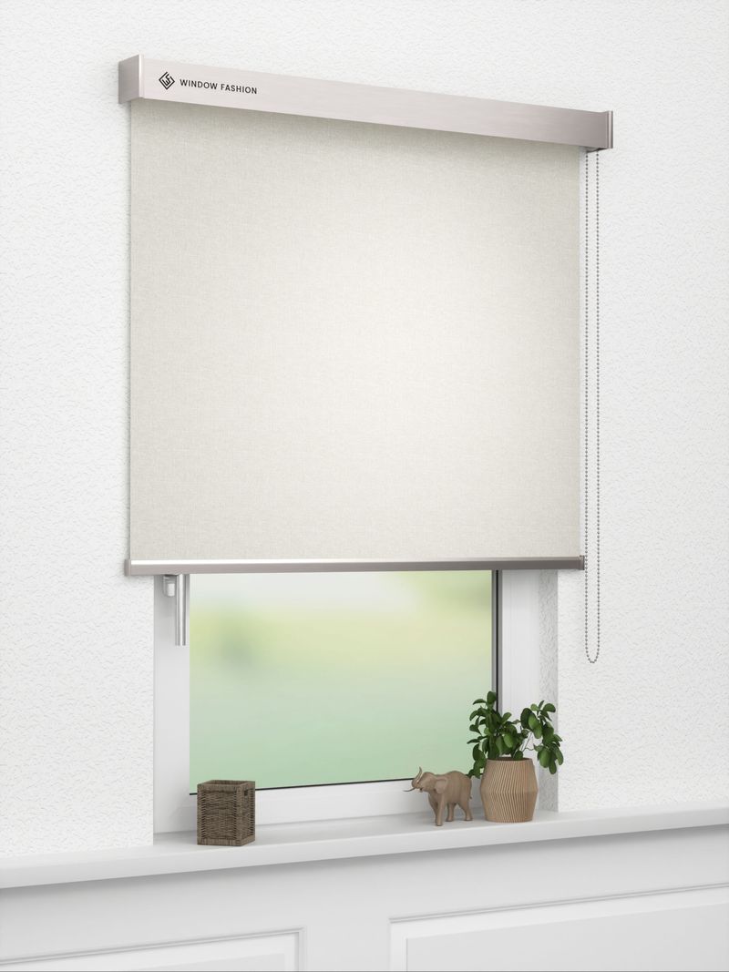 Verdunkelungsrollo Kathari Dark 92.02 Fensteransicht