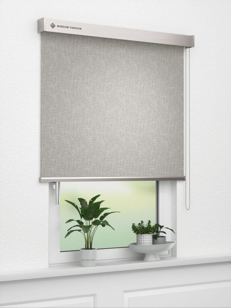 Verdunkelungsrollo Kathari Dark 92.04 Fensteransicht