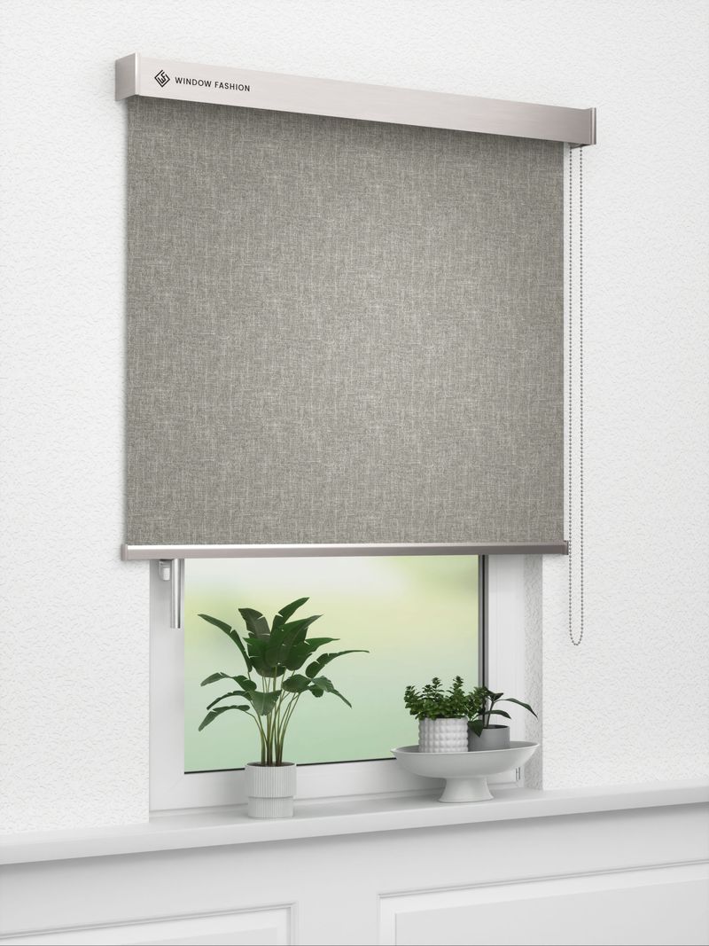 Verdunkelungsrollo Kathari Dark 92.05 Fensteransicht